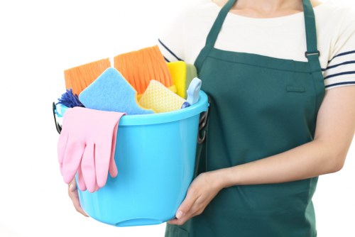Local cleaners handling communal areas in Westminster