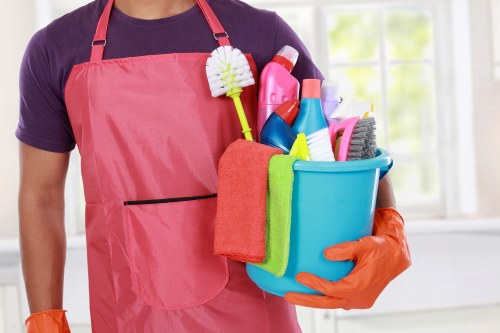 Professional Westminster cleaner maintaining a spotless interior space