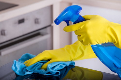 Deep carpet cleaning equipment used in a Westminster flat