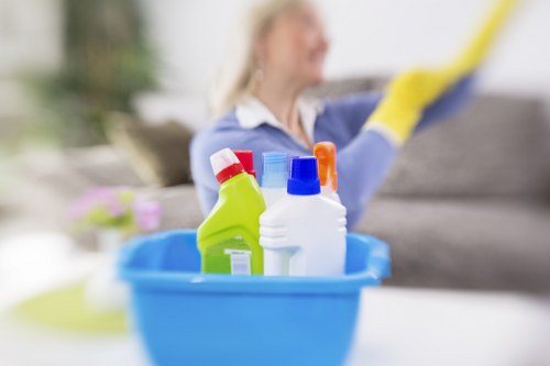 Detailed bathroom and kitchen cleaning for a Westminster move-in property