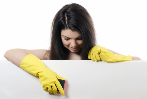 Experienced cleaner in Westminster handling detailed property cleaning tasks