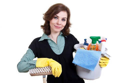 Detailed post construction cleaning in a Westminster property